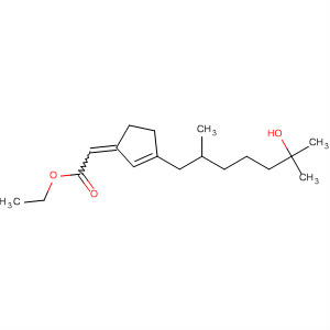 62597-21-1  Acetic acid,[3-(6-hydroxy-2,6-dimethylheptyl)-2-cyclopenten-1-ylidene]-, ethyl ester