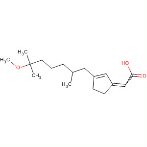 62597-24-4  Acetic acid,[3-(6-methoxy-2,6-dimethylheptyl)-2-cyclopenten-1-ylidene]-