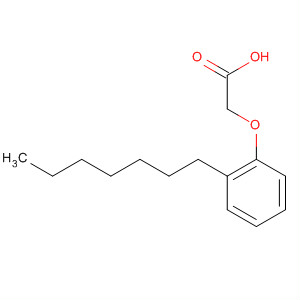 62606-55-7  Acetic acid, (heptylphenoxy)-