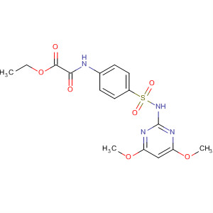 62607-94-7  Acetic acid,[[4-[[(4,6-dimethoxy-2-pyrimidinyl)amino]sulfonyl]phenyl]amino]oxo-,ethyl ester