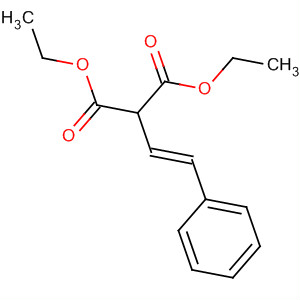 62609-80-7  Propanedioic acid, (2-phenylethenyl)-, diethyl ester, (E)-