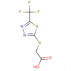 62616-87-9  Acetic acid, [[5-(trifluoromethyl)-1,3,4-thiadiazol-2-yl]thio]-