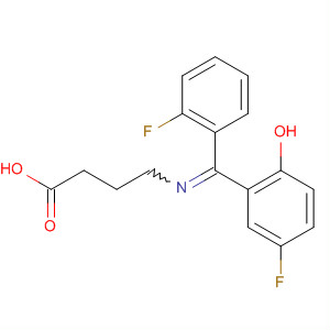 62665-72-9  Butanoic acid,4-[[(5-fluoro-2-hydroxyphenyl)(2-fluorophenyl)methylene]amino]-