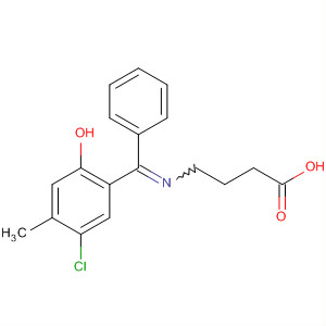 62666-07-3  Butanoic acid,4-[[(5-chloro-2-hydroxy-4-methylphenyl)phenylmethylene]amino]-