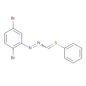 62672-28-0  Diazene, (2,5-dibromophenyl)(phenylthioxomethyl)-
