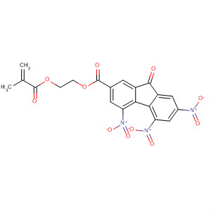 62694-16-0  9H-Fluorene-2-carboxylic acid, 4,5,7-trinitro-9-oxo-,2-[(2-methyl-1-oxo-2-propenyl)oxy]ethyl ester
