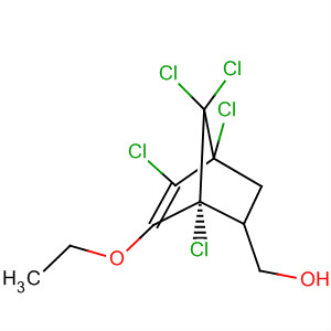 62702-10-7  Bicyclo[2.2.1]hept-5-ene-2-methanol, 1,4,5,7,7-pentachloro-6-ethoxy-,endo-