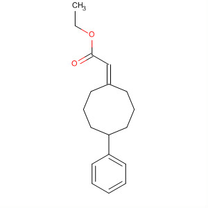 62702-34-5  Acetic acid, (5-phenylcyclooctylidene)-, ethyl ester