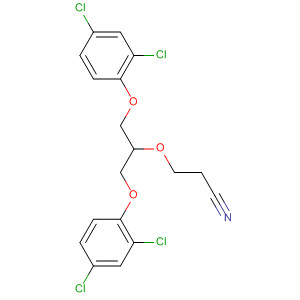 62706-72-3  Propanenitrile,3-[2-(2,4-dichlorophenoxy)-1-[(2,4-dichlorophenoxy)methyl]ethoxy]-
