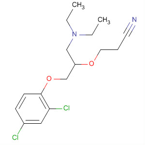 62706-79-0  Propanenitrile,3-[2-(2,4-dichlorophenoxy)-1-[(diethylamino)methyl]ethoxy]-