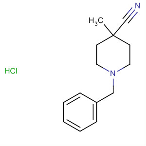 62718-33-6  4-Piperidinecarbonitrile, 4-methyl-1-(phenylmethyl)-,monohydrochloride