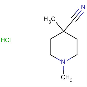 62718-35-8  4-Piperidinecarbonitrile, 1,4-dimethyl-, monohydrochloride