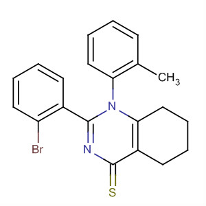 62721-96-4  4(1H)-Quinazolinethione,2-(bromophenyl)-5,6,7,8-tetrahydro-1-(methylphenyl)-