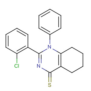 62721-97-5  4(1H)-Quinazolinethione, 2-(chlorophenyl)-5,6,7,8-tetrahydro-1-phenyl-