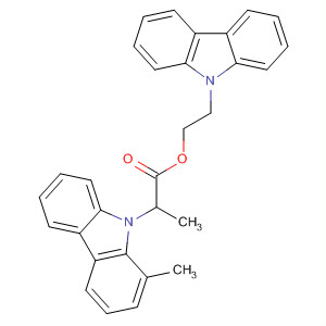 62724-23-6  9H-Carbazole-9-propanoic acid, a-methyl-, 2-(9H-carbazol-9-yl)ethylester