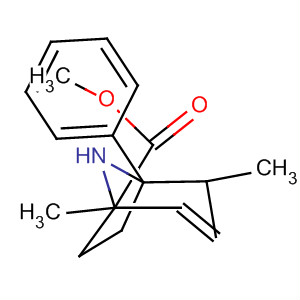62726-13-0  8-Azabicyclo[3.2.1]oct-2-enecarboxylic acid, 1,4-dimethyl-5-phenyl-,methyl ester