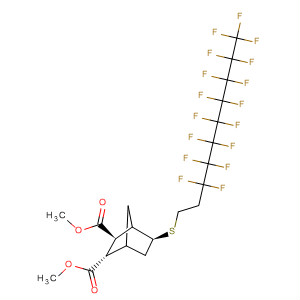 62732-01-8  Bicyclo[2.2.1]heptane-2,3-dicarboxylic acid,5-[(3,3,4,4,5,5,6,6,7,7,8,8,9,9,10,10,10-heptadecafluorodecyl)thio]-,dimethyl ester, (2-endo,3-exo,5-exo)-