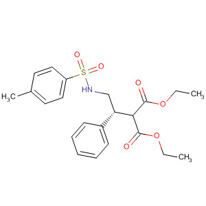 62741-86-0  Propanedioic acid, [2-[[(4-methylphenyl)sulfonyl]amino]-1-phenylethyl]-,diethyl ester, (R)-