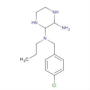 62748-46-3  2,3-Piperazinediamine, N-[(4-chlorophenyl)methyl]-N-propyl-