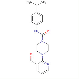 627512-47-4  1-Piperazinecarboxamide,4-(3-formyl-2-pyridinyl)-N-[4-(1-methylethyl)phenyl]-