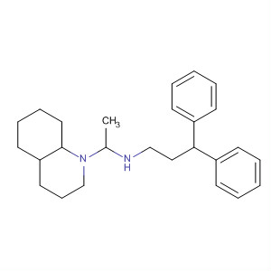 627520-04-1  1(2H)-Quinolineethanamine, N-(3,3-diphenylpropyl)octahydro- 627520-04-1  1(2H)-Quinolineethanamine, N-(3,3-diphenylpropyl)octahydro-