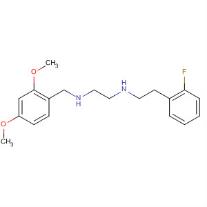 627521-13-5  1,2-Ethanediamine,N-[(2,4-dimethoxyphenyl)methyl]-N'-[2-(2-fluorophenyl)ethyl]-