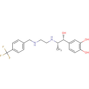 627521-52-2  1,2-Benzenediol,4-[(1R,2S)-1-hydroxy-2-[[2-[[[4-(trifluoromethyl)phenyl]methyl]amino]ethyl]amino]propyl]-
