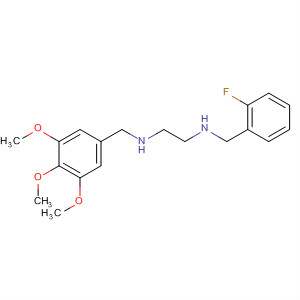 627522-83-2  1,2-Ethanediamine,N-[(2-fluorophenyl)methyl]-N'-[(3,4,5-trimethoxyphenyl)methyl]-