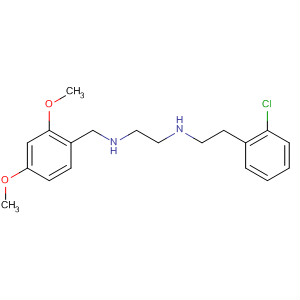 627524-25-8  1,2-Ethanediamine,N-[2-(2-chlorophenyl)ethyl]-N'-[(2,4-dimethoxyphenyl)methyl]-