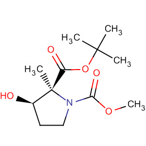 627531-50-4  1,2-Pyrrolidinedicarboxylic acid, 3-hydroxy-2-methyl-,1-(1,1-dimethylethyl) 2-methyl ester, (2S,3R)-