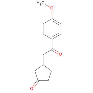62761-30-2  Cyclopentanone, 3-[2-(4-methoxyphenyl)-2-oxoethyl]-