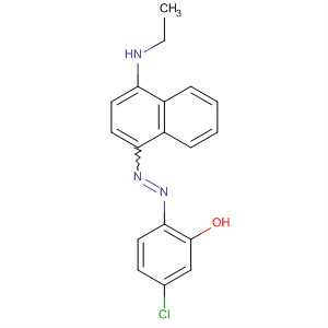 62771-09-9  Phenol, 5-chloro-2-[[4-(ethylamino)-1-naphthalenyl]azo]-