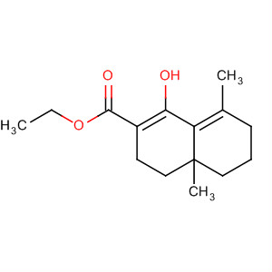 62335-52-8  2-Naphthalenecarboxylic acid,3,4,4a,5,6,7-hexahydro-1-hydroxy-4a,8-dimethyl-, ethyl ester