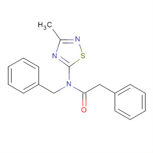 62347-73-3  Benzeneacetamide,N-(3-methyl-1,2,4-thiadiazol-5-yl)-N-(phenylmethyl)-
