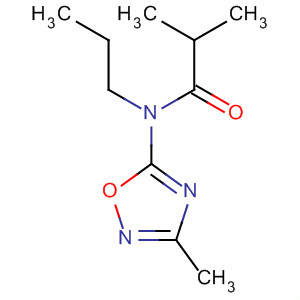 62347-79-9  Propanamide, 2-methyl-N-(3-methyl-1,2,4-oxadiazol-5-yl)-N-propyl-