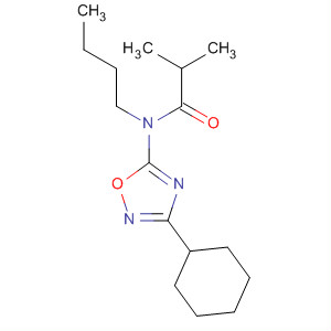62347-84-6  Propanamide, N-butyl-N-(3-cyclohexyl-1,2,4-oxadiazol-5-yl)-2-methyl-