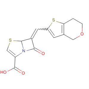 623564-79-4  4-Thia-1-azabicyclo[3.2.0]hept-2-ene-2-carboxylic acid,6-[(6,7-dihydro-4H-thieno[3,2-c]pyran-2-yl)methylene]-7-oxo-