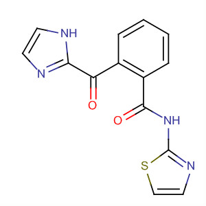 62367-05-9  Benzamide, 2-(1H-imidazol-2-ylcarbonyl)-N-2-thiazolyl-