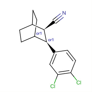 62373-89-1  Bicyclo[2.2.2]octane-2-carbonitrile, 3-(3,4-dichlorophenyl)-, cis-