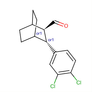 62374-03-2  Bicyclo[2.2.2]octane-2-carboxaldehyde, 3-(3,4-dichlorophenyl)-, trans-