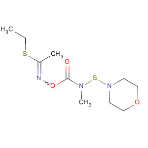 62382-22-3  Ethanimidothioic acid,N-[[[methyl(4-morpholinylthio)amino]carbonyl]oxy]-, ethyl ester