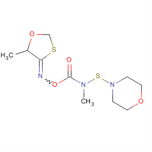 62382-26-7  1,3-Oxathiolan-4-one, 5-methyl-,O-[[methyl(4-morpholinylthio)amino]carbonyl]oxime