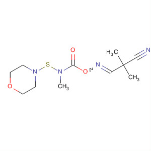 62382-27-8  Propanenitrile,2,2-dimethyl-3-[[[[methyl(4-morpholinylthio)amino]carbonyl]oxy]imino]-