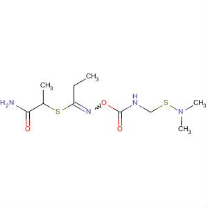 62382-38-1  Propanimidothioic acid,N-[[[[(dimethylamino)thio]methylamino]carbonyl]oxy]-,2-amino-1-methyl-2-oxoethyl ester