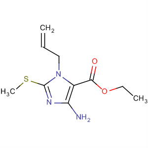 62382-56-3  1H-Imidazole-5-carboxylic acid, 4-amino-2-(methylthio)-1-(2-propenyl)-,ethyl ester