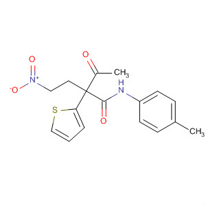 62384-51-4  2-Thiophenepropanamide, a-acetyl-N-(4-methylphenyl)-b-(nitromethyl)-