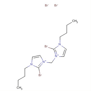 623904-97-2  1H-Imidazolium, 1,1'-methylenebis[3-butyl-, dibromide 623904-97-2  1H-Imidazolium, 1,1'-methylenebis[3-butyl-, dibromide