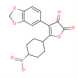 62397-01-7  2,3-Furandione, 4-(1,3-benzodioxol-5-yl)dihydro-5-(4-nitrophenyl)-