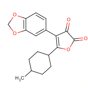 62397-02-8  2,3-Furandione, 4-(1,3-benzodioxol-5-yl)dihydro-5-(4-methylphenyl)-