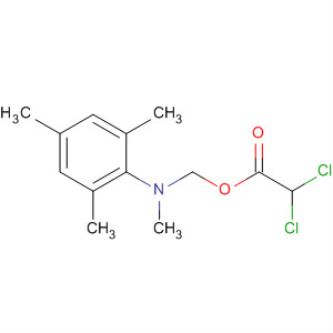 62398-49-6  Acetic acid, dichloro-, [methyl(2,4,6-trimethylphenyl)amino]methyl ester